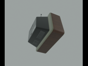 retro tv 3Dモデル