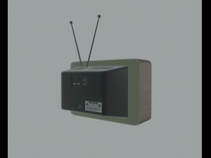 retro tv 3Dモデル