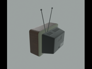 retro tv 3Dモデル