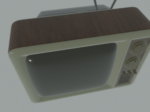 retro tv 3Dモデル