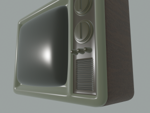 retro tv 3Dモデル