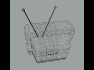 retro tv 3D Model