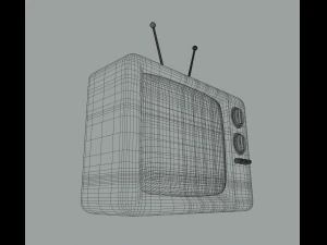 retro tv 3D Model