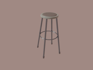 science stool 3D Model