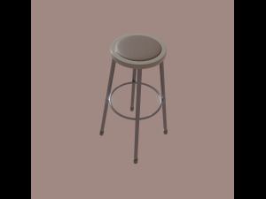 science stool 3D-Modell