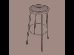 science stool 3D-Modell