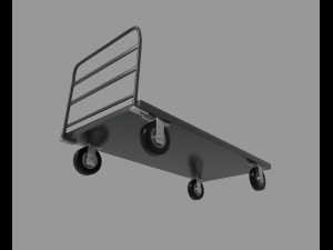 table cart Modèle 3D