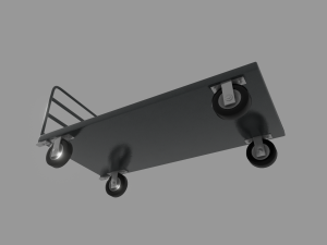 table cart Modèle 3D