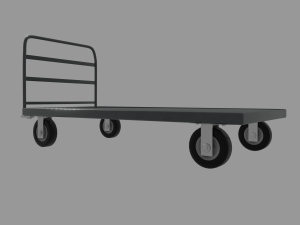 table cart Modèle 3D