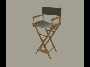 krzesło reżyserskie do produkcji Model 3D