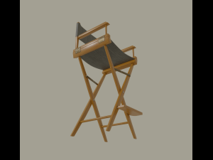 directors production chair 3D 모델