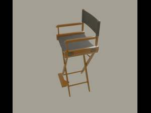 directors production chair 3D 모델