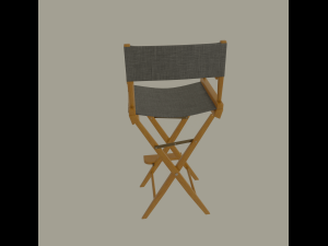directors production chair 3D 모델