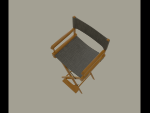 directors production chair 3D 모델