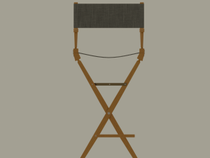 directors production chair 3D 모델