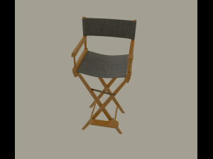 directors production chair 3D 모델