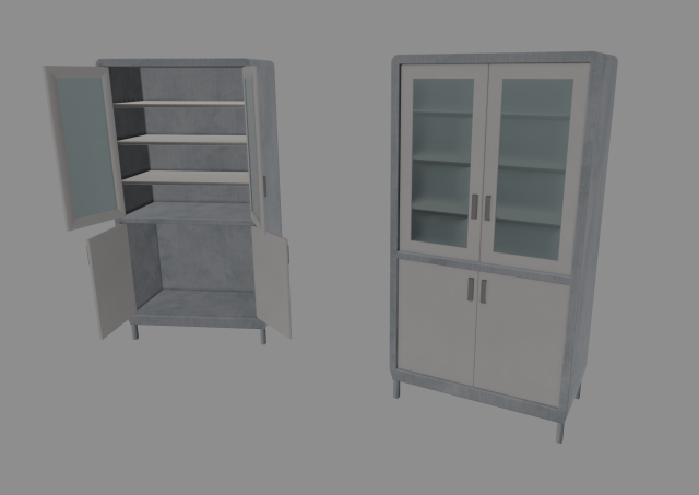 medical cabinet 3D Модель .c4d .max .obj .3ds .fbx .stl .blend 
