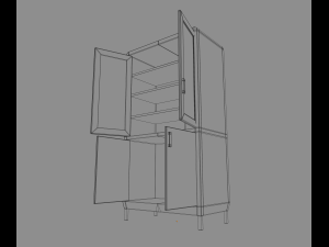 medical cabinet 3D Модель