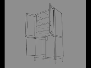 medical cabinet 3D Model