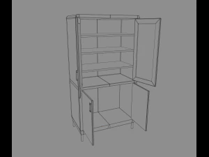 medical cabinet 3D Model
