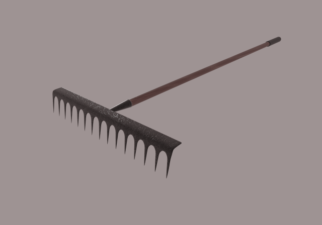 rake Model 3D .c4d .max .obj .3ds .fbx .stl .blend 