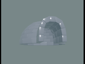 igloo Modèle 3D