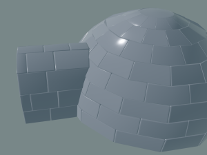 igloo Modèle 3D