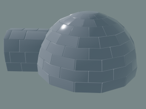 igloo Modèle 3D