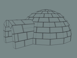 igloo Modèle 3D