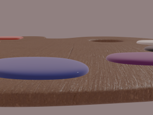 painting palette 3D Model