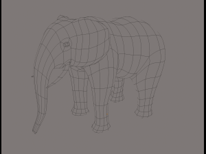 elephant 3Dモデル