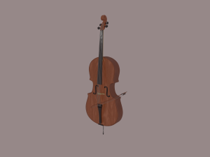 cello Modèle 3D