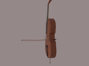 첼로 3D 모델