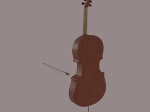 첼로 3D 모델