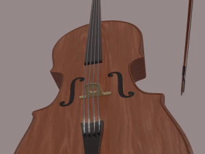 첼로 3D 모델