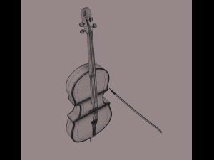 cello Modèle 3D