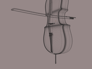 cello Modèle 3D