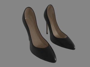 high heels shoe 3D 模型