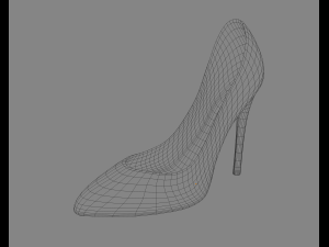 high heels shoe 3D 模型