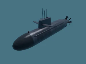 submarine 3D Model