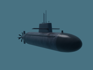 submarine Modello 3D