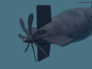 submarine Modello 3D