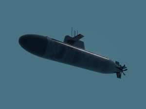 submarine Modello 3D