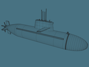 submarine Modello 3D