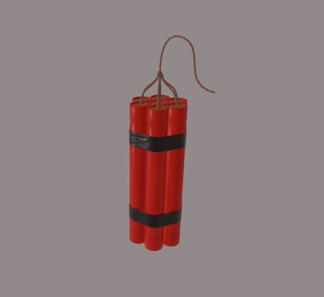 dynamite bundle Modèle 3D .c4d .max .obj .3ds .fbx .stl .blend 