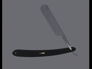 straight razor 3D Model