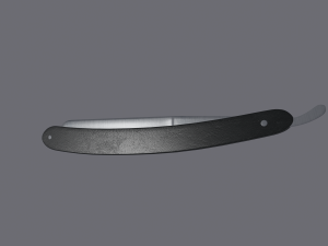 straight razor Modelo 3D