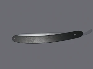 straight razor 3D Model
