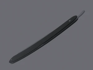straight razor 3D Model