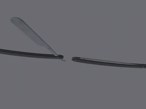straight razor 3D Model